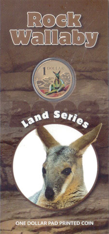 2008 Australia $1 (Land Series-Rock Wallaby)
